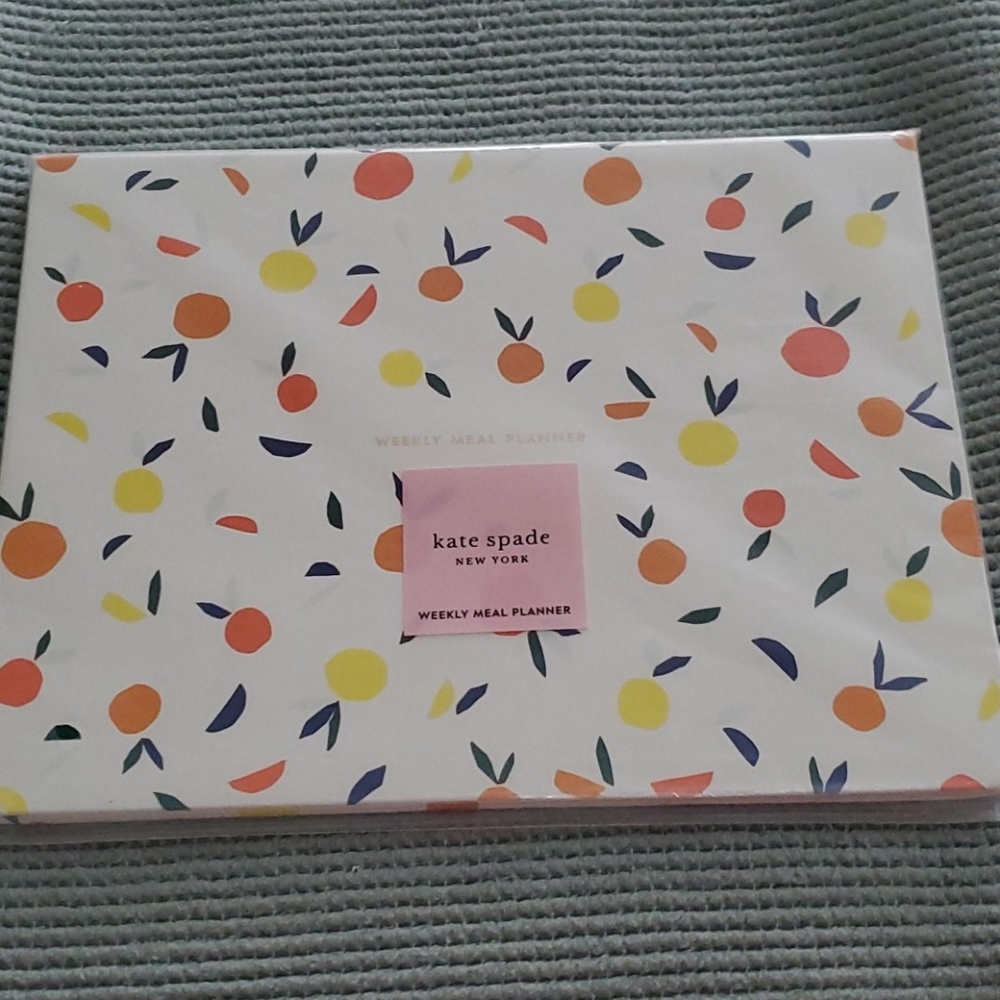 Kate Spade weekly meal planner